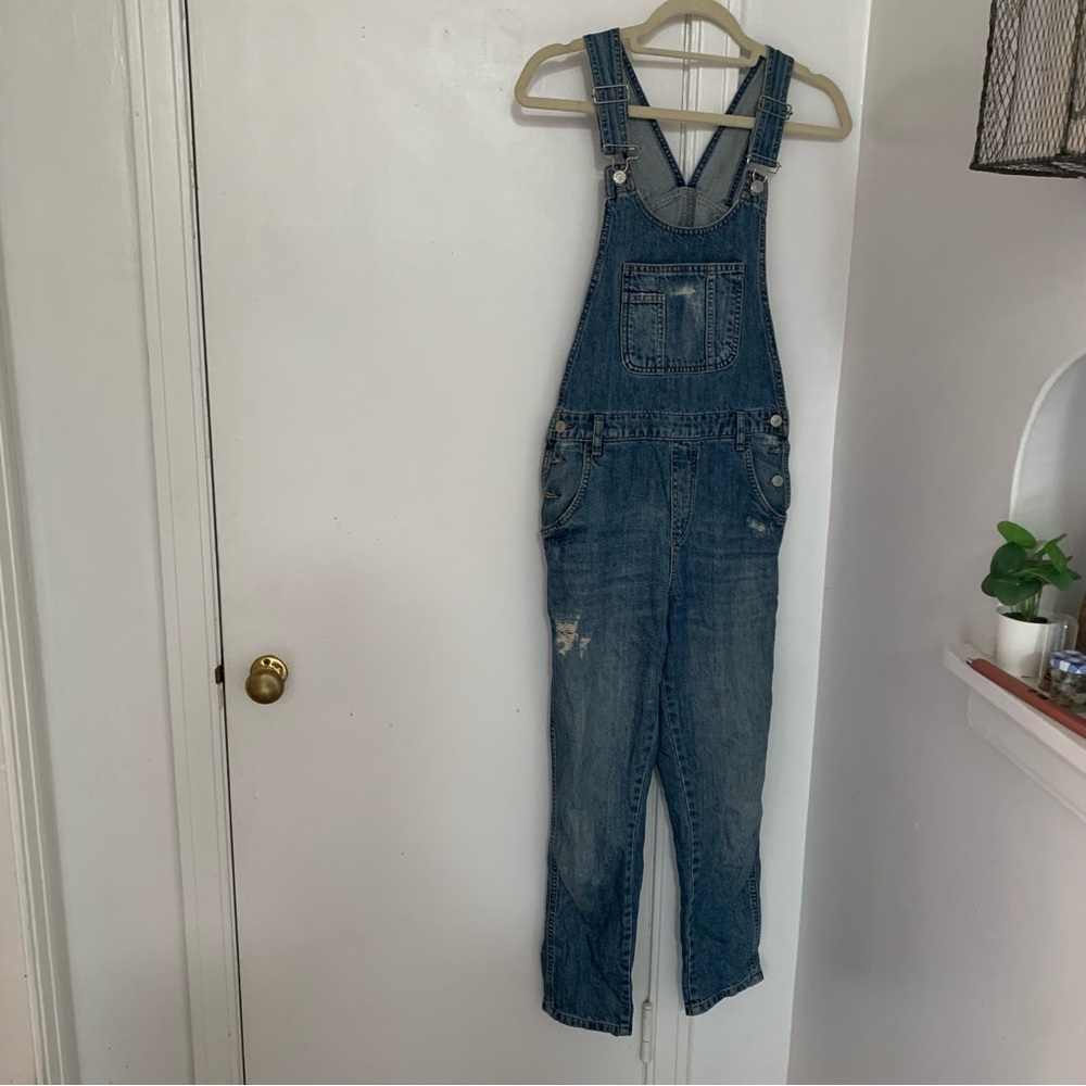 Topshop Denim Overalls